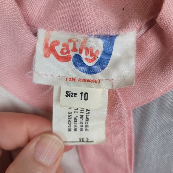 Vintage Kathy J Dress with Belt size 10 - Picture 3 of 8